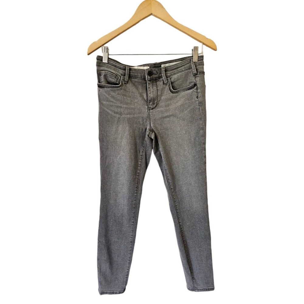 Pilcro and the Letterpress Jeans Gray Mid Rise Skinny Denim 28‎